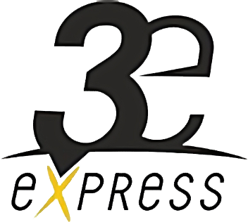 Logo entreprise transport routier 3e express Cholet